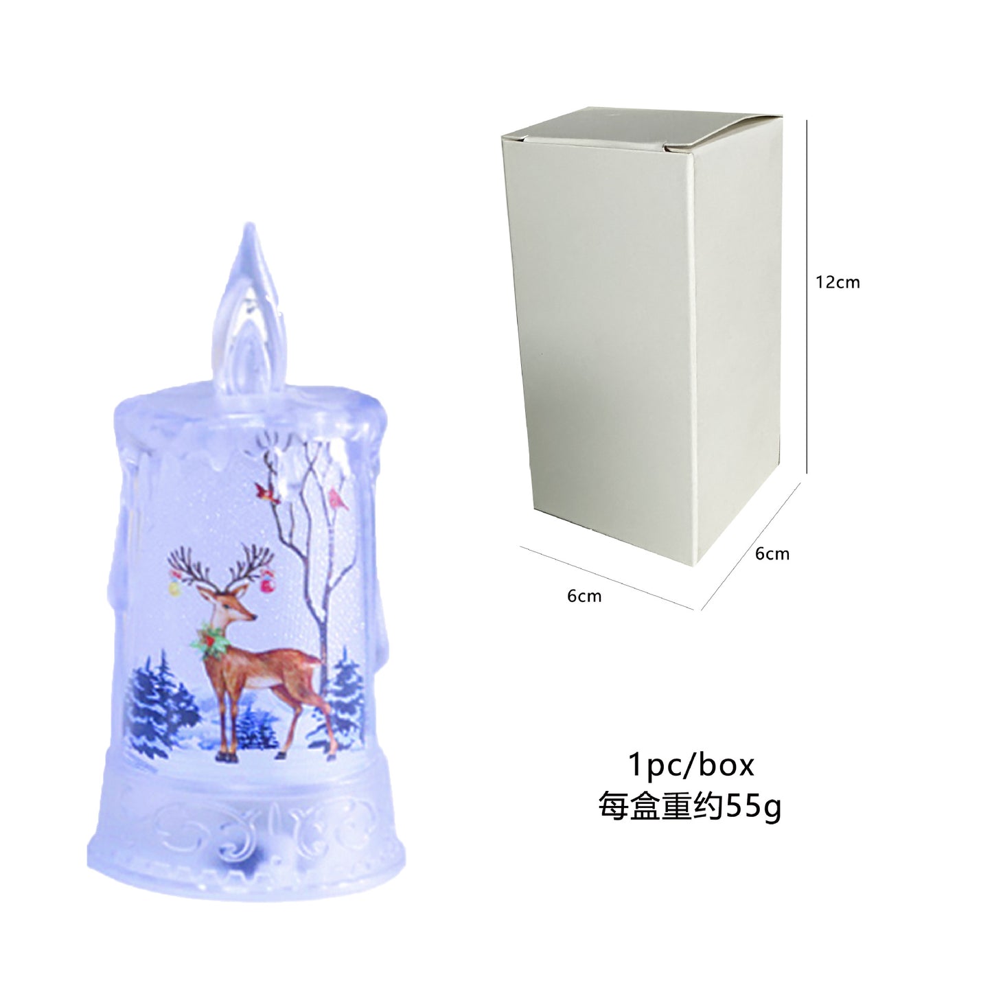 Christmas LED Battery Operated Candle