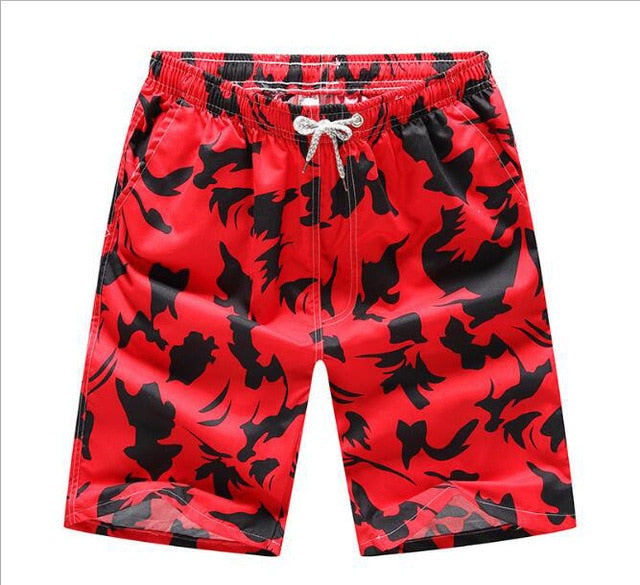 Men's Quick-Dry Printed Swimming Trunks