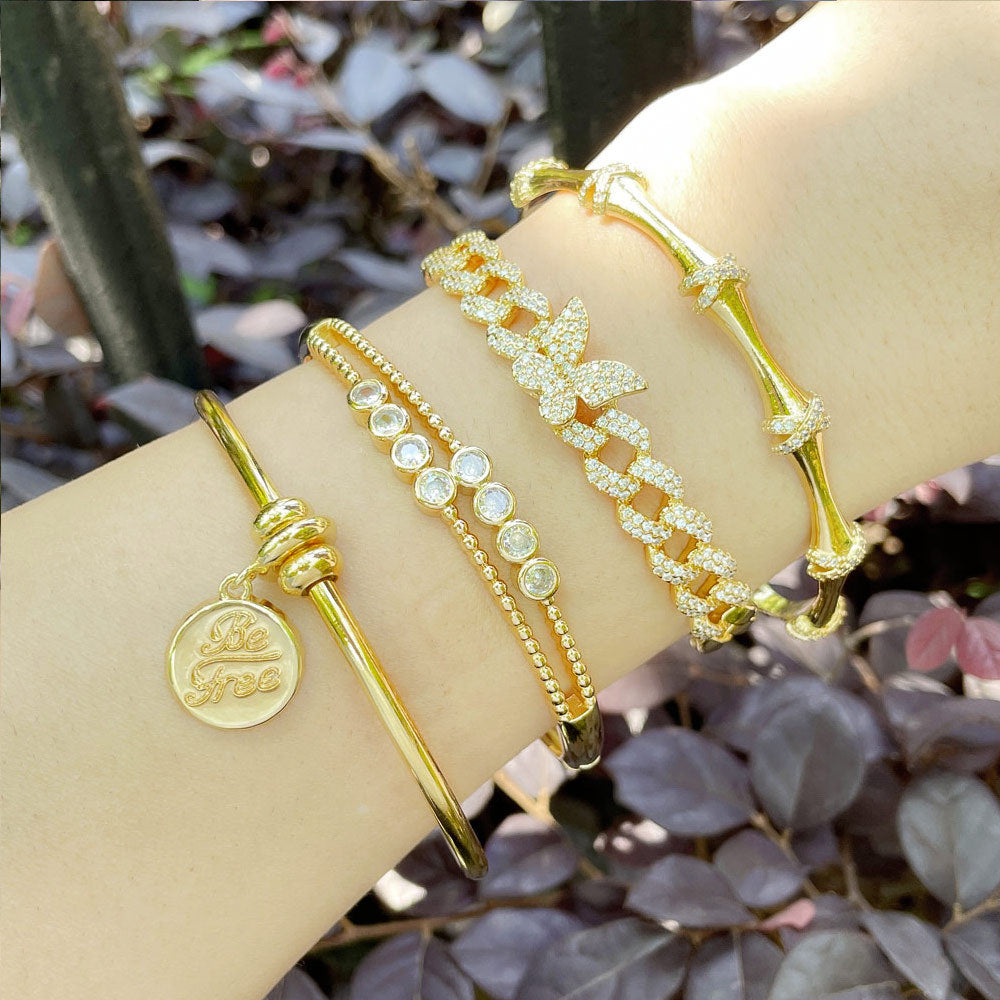 Women's CZ High Grade Cuff Bracelet