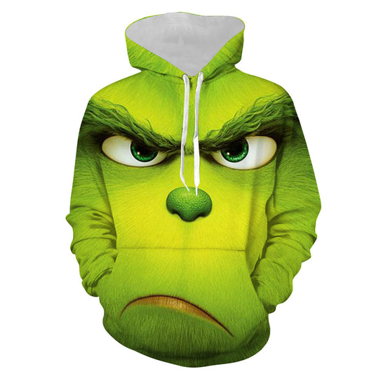 The Grinch 3D Zipper Hooded Pullover