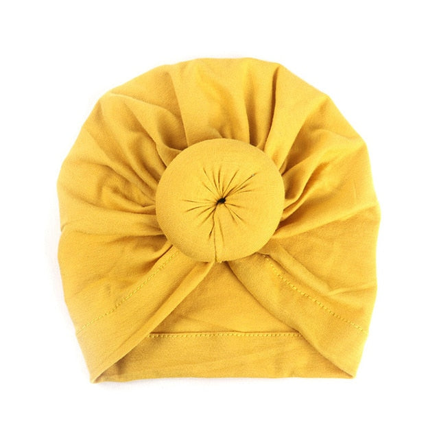 Girl's Infant/Toddler Head Wrap Hat