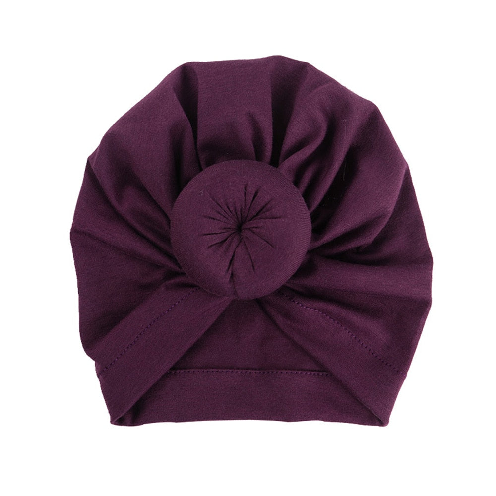 Girl's Infant/Toddler Head Wrap Hat