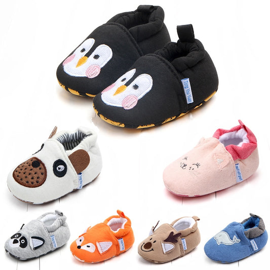 Infant/Toddler Nonslip Animal Print Winter Shoes