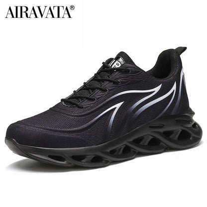 Men's Flame Printed Comfortable Running Shoes