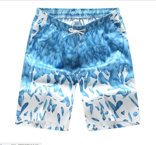 Men's Quick-Dry Printed Swimming Trunks