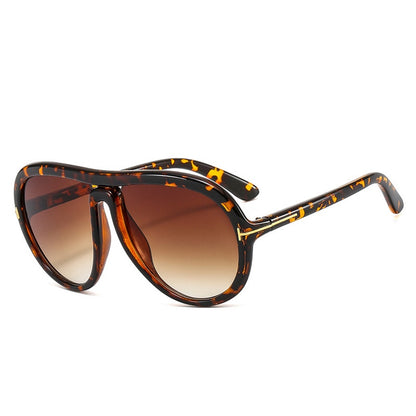 Women's Retro Oversized Pilot Sunglasses