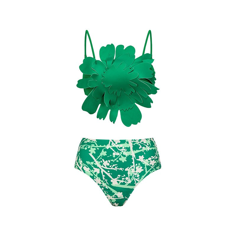 Women's 3D Flower Swimsuit Set