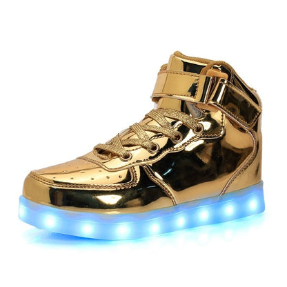 Unisex Boy's/Girl's Light-Up Luminous Sneakers