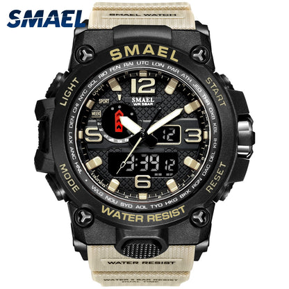 Men's 50M Waterproof Military Watch