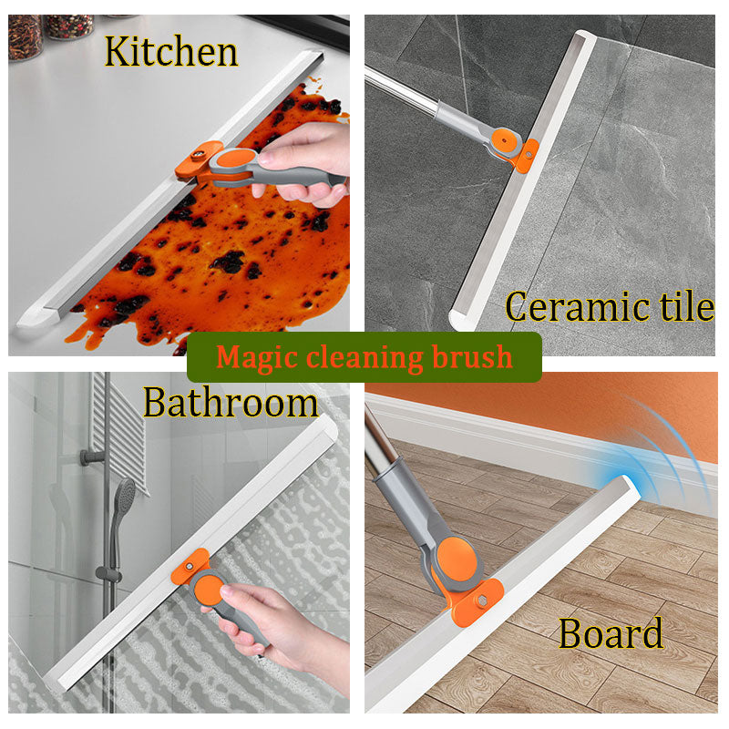 Magic Broom, Water Scraper, Mop, Bathroom Floor Scraper, Household Bathroom Floor Scraper, Wet and Dry Dual Purpose Broom