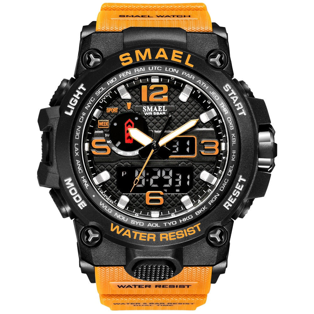 Men's 50M Waterproof Military Watch