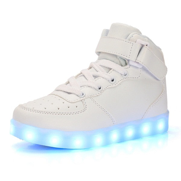 Unisex Boy's/Girl's Light-Up Luminous Sneakers