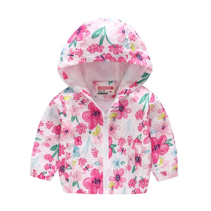 Girl's Toddler Hooded Coat