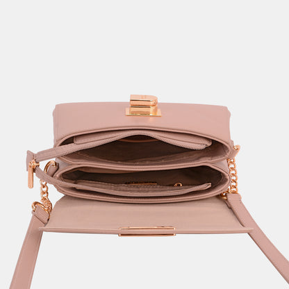 David Jones Leather Crossbody Bag