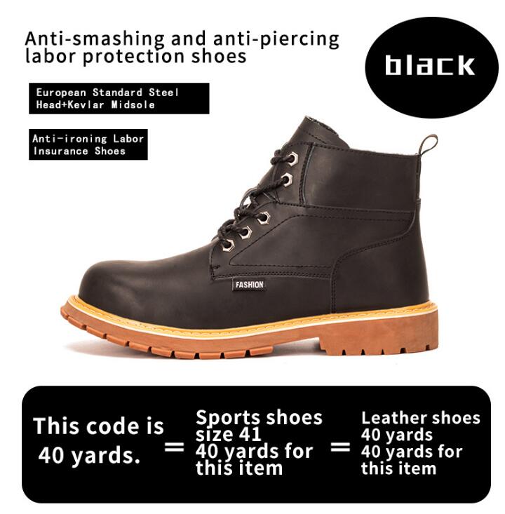 Men's Safety Anti-Puncture Work Boots