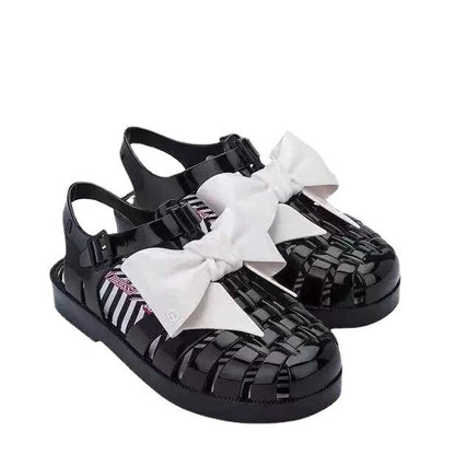 Infant/Toddler Girl's Roman Bow Jelly Sandals