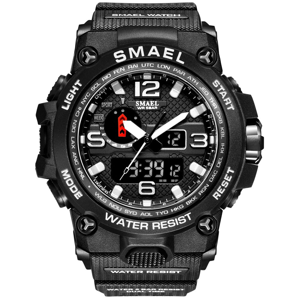 Men's 50M Waterproof Military Watch