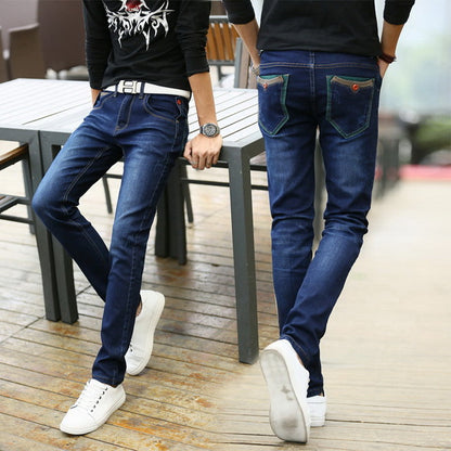 Men's Distressed Skinny Jeans