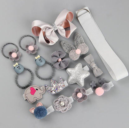 Girl's 18 Piece Hair Accessories