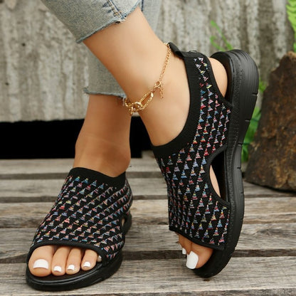 Women's Flying Woven Fish Casual Sandals