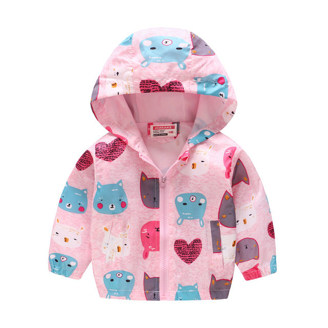 Girl's Toddler Hooded Coat