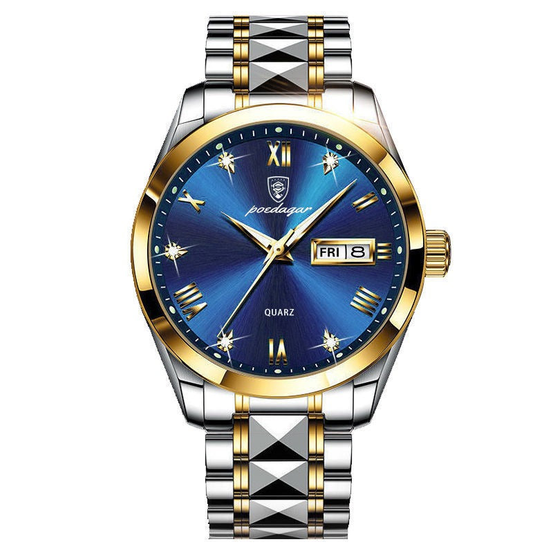 Men's Swiss Waterproof Glow Design Watch