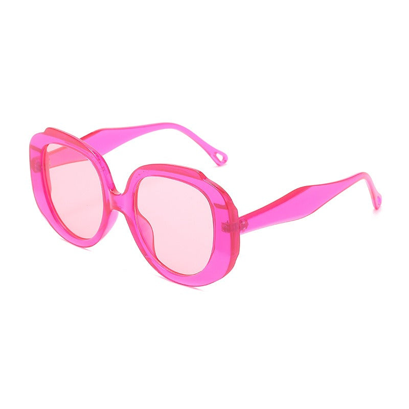 Women's Retro Round Frame Sunglasses