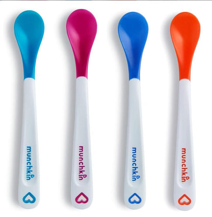 Temperature-Sensitive Color-Changing Baby Spoons