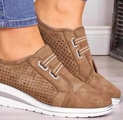 Women's Comfy Platform Shoes with Mid-Heel