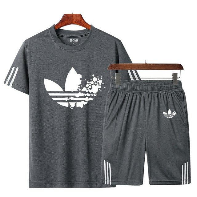 Men's Casual Sport Shirt & Shorts Set