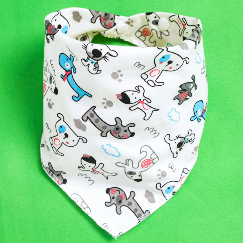 Infant Triangle-Shaped Drooling Bib