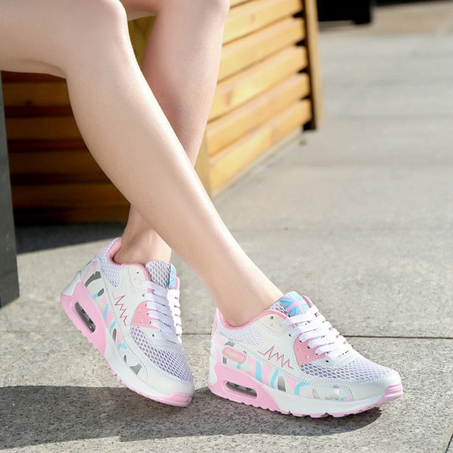 Women's Pale Color Comfortable Casual Sneakers