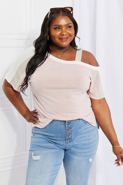 Women's Something Simple Cold Shoulder Top