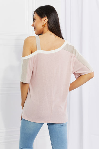 Women's Something Simple Cold Shoulder Top