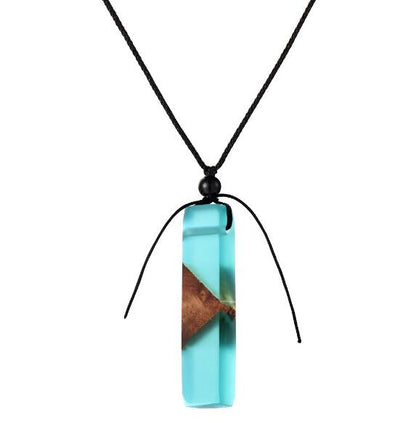 Unisex Men's/Women's Wood & Resin Necklaces