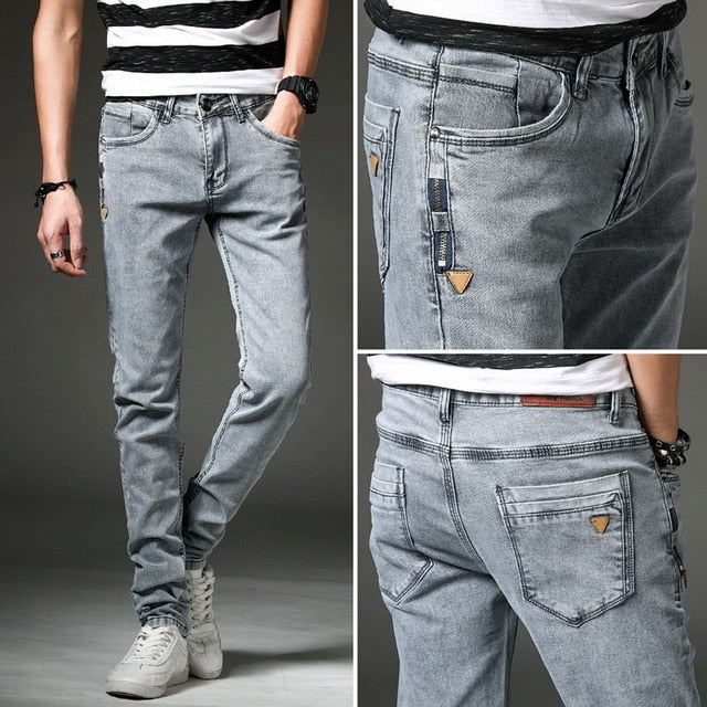 Men's Distressed Skinny Jeans