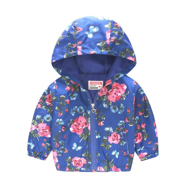 Girl's Toddler Hooded Coat