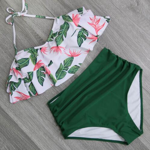 Women's Double Ruffle Bikini