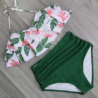 Women's Double Ruffle Bikini