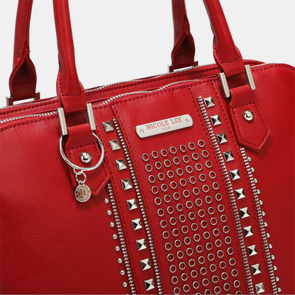 Nicole Lee Studded Decor Handbag