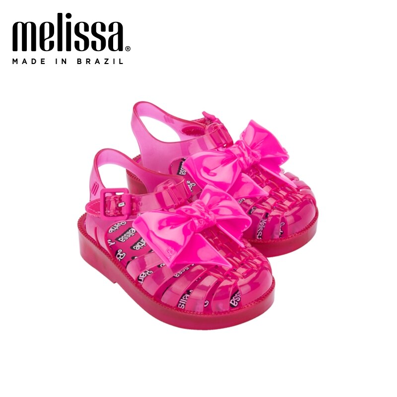 Infant/Toddler Girl's Roman Bow Jelly Sandals