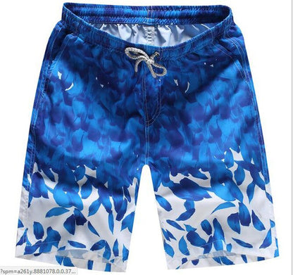 Men's Quick-Dry Printed Swimming Trunks