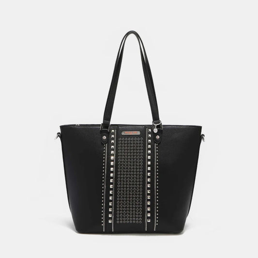 Nicole Lee Studded Decor Tote Bag