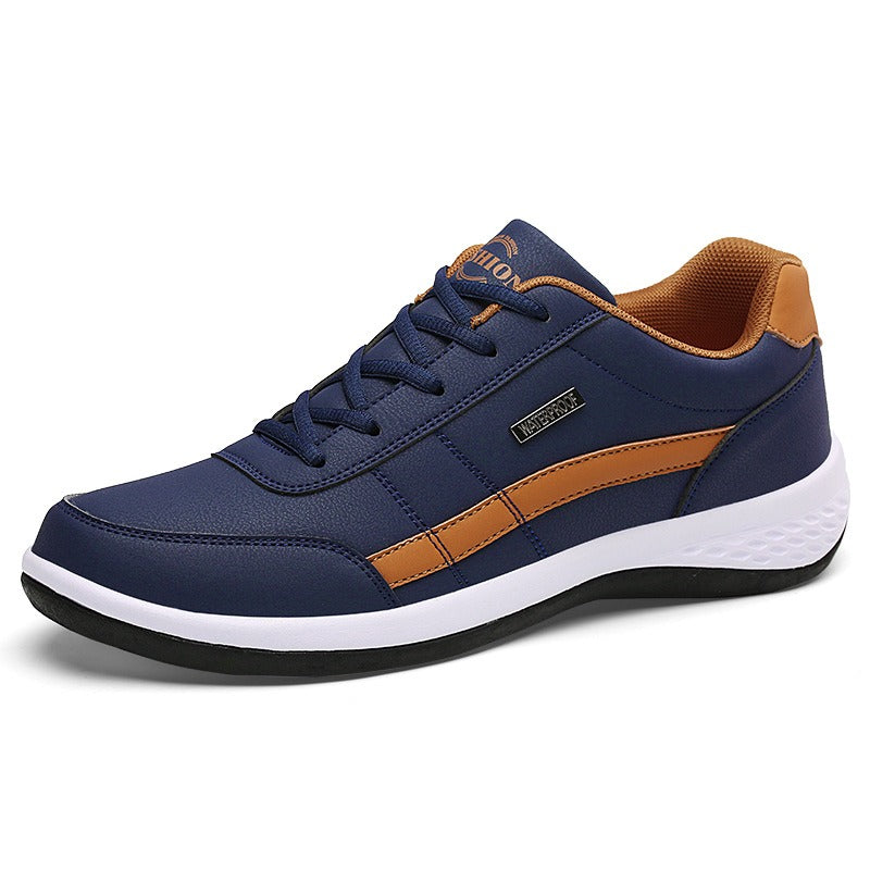 Men's Leather Super Light Running Shoes