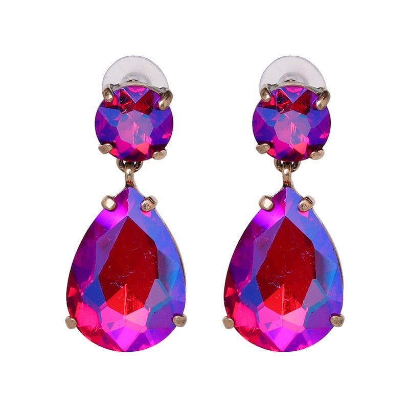 Women's Austrian Crystal Dangle Earrings