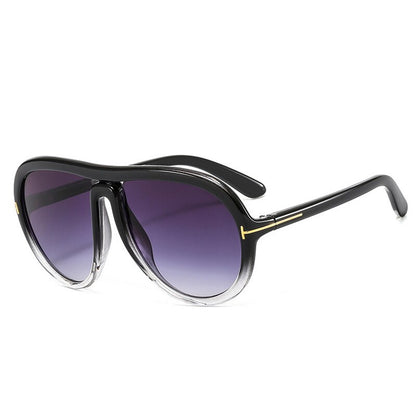 Women's Retro Oversized Pilot Sunglasses