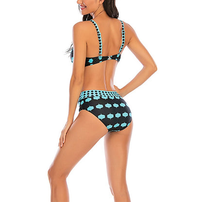Women's Colorful Pattern Bikini