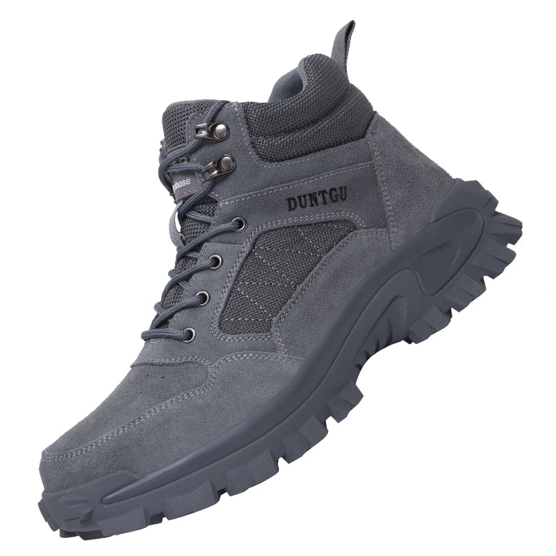 Men's Steel Toe Anti-Skid Suede Work Boots