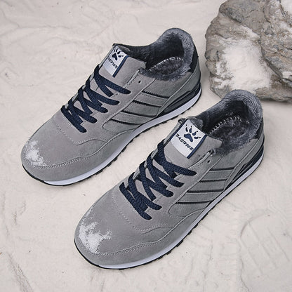 Men's Suede Leather Casual Sneakers