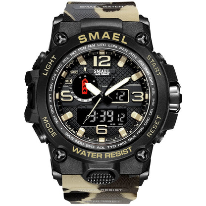 Men's 50M Waterproof Military Watch